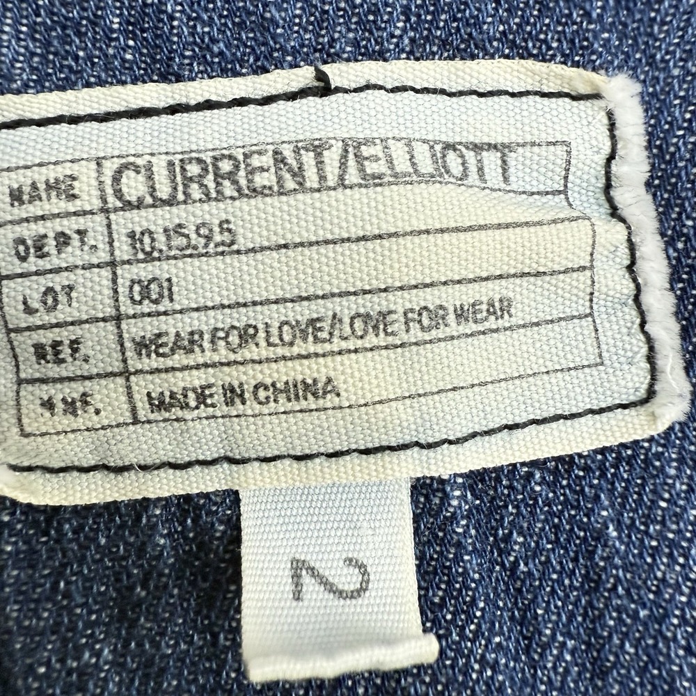 Current/Elliott "The Patch Pocket" Ombr Stripe De… - image 7